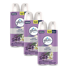 Glade Air Freshener, Lavender and Vanilla, Scent, 8.3 oz Aerosol Spray, 2/Pack, 3 Packs/Carton (377371)