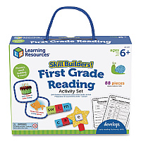 Learning Resources Skill Builders! First Grade Reading Activity Set, Grade 1, 88 Pieces (LER1237)
