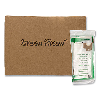 Green Klean GK-CV30 Replacement Bag, 10 Bags/Pack, 10 Packs/Carton