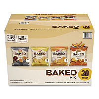 Frito-Lay Baked Variety Pack, Baked Cheetos/Baked Lays BBQ/Baked Lays Original/Baked Ruffles Cheddar Sour Cream, 30 Bags/BX, 2 Boxes/CT (77325)