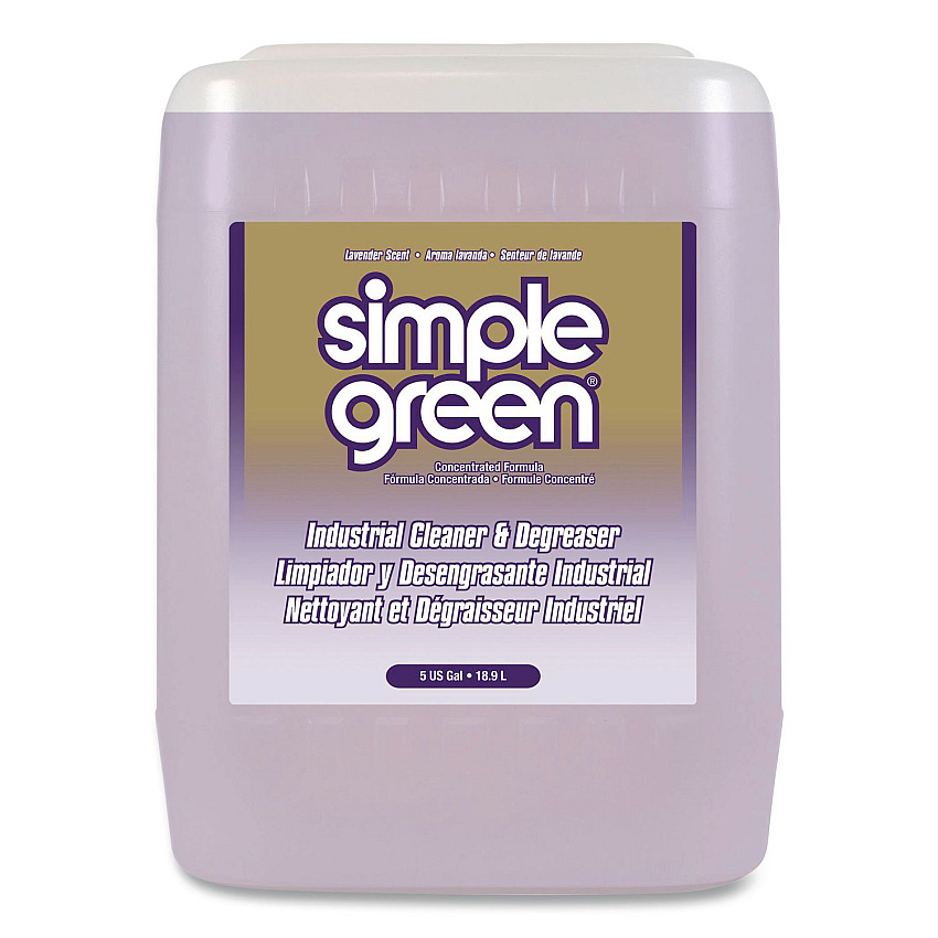 Simple Green Industrial Cleaner and Degreaser, Lavender Scent, 5 gal Pail (1600005)