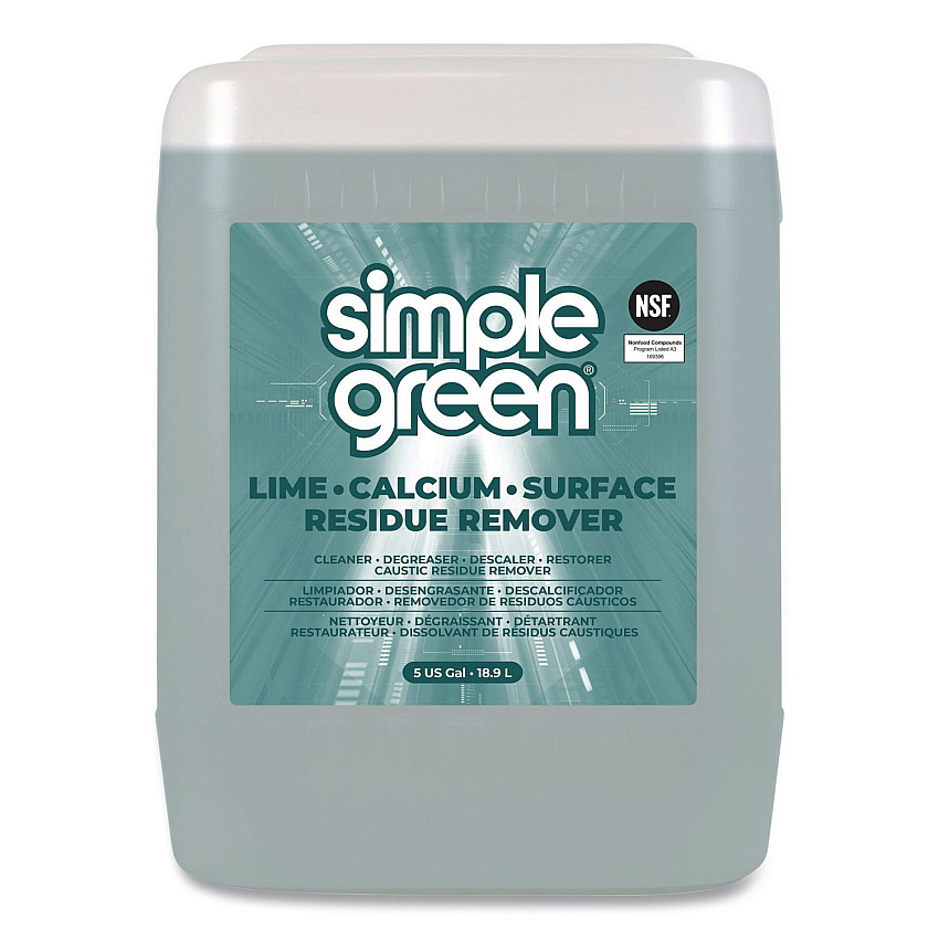 Simple Green Lime Calcium Surface Residue Remover, 5 gal Pail (1700005)