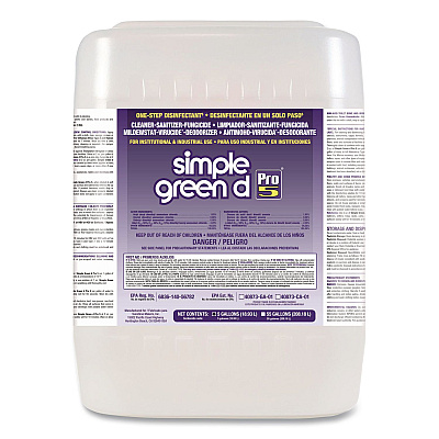 Simple Green d Pro 5 Disinfectant, Unscented, 5 gal Pail (3430505)