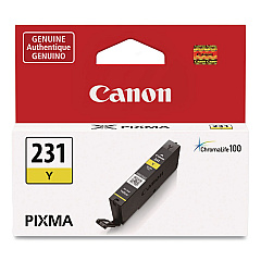 Canon 6677C001 (CLI-231) Ink, 800 Page-Yield, Yellow