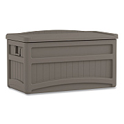Suncast Medium Deck Box, 73 gal, 46" x 23.75" x 25.5", Stoney (DB7500ST)