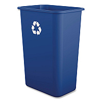 Boardwalk Recycling Container, 10 gal, Polypropylene, Blue (41QTRECYCLEB)