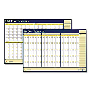 AbilityOne 7520012074057, SKILCRAFT 30-Day Non-Dated Erasable Flexible Planner, 36 x 24, White/Yellow/Blue Sheets
