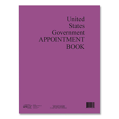 Unicor 7530016648809, Weekly Appointment Book, 11 x 8.5, Planetary Purple Cover, 12-Month (Jan to Dec): 2026