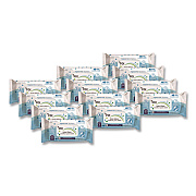 Sani Professional Baby Wipes, 1-Ply, 6.7 x 8, Fragrance-Free, White, 40/Pack, 12 Packs/Carton (A62640)