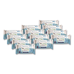 Sani Professional Baby Wipes, 1-Ply, 6.7 x 8, Fragrance-Free, White, 40/Pack, 12 Packs/Carton (A62640)