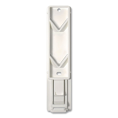 Diversified Hospitality Solutions Single EcoLux Air Dispenser Bracket, For Ecolux Air Pump Dispenser Bottles, 1.19 x 0.44 x 5.69, White, 24/Carton (458883)