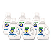 All Free Clear Liquid Fabric Softener, Fragrance Free, 34 oz Bottle, 6/Carton (47430)