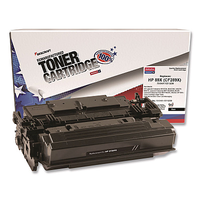AbilityOne 7510017273238 Remanufactured CF289X (58X) High-Yield, Toner, 10,000 Page-Yield, Black