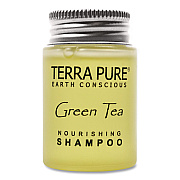 Diversified Hospitality Solutions Terra Pure Shampoo Jam Jar, Green Tea Lemongrass, 1 oz Jar, 300/Carton (007460)