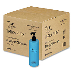 Diversified Hospitality Solutions H2O Therapy Shampoo Air Pump, White Tea and Lemongrass, 16.23 oz Bottle, 12/Carton (259805)