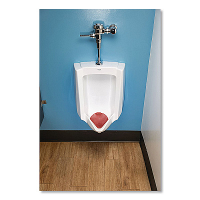 Boardwalk Urinal Screen, Cherry Scent, Red, 1.8 oz, Dozen (1008)