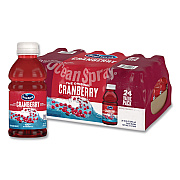 Ocean Spray Cranberry Juice Cocktail, Cranberry, 10 oz Bottle, 24/Carton (22002661)