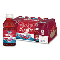 Ocean Spray Cranberry Juice Cocktail, Cranberry, 10 oz Bottle, 24/Carton (22002661)