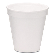 WinCup Foam Drink Cups, 6 oz, White, 1,000/Carton (221965)