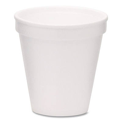 WinCup Foam Drink Cups, 6 oz, White, 1,000/Carton (221965)