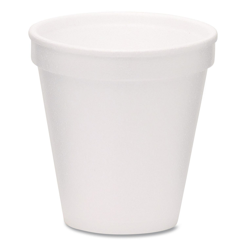 WinCup Foam Drink Cups, 6 oz, White, 1,000/Carton (221965)
