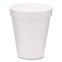 WinCup Foam Drink Cups, 8 oz, White, 1,000/Carton (221966)