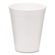 WinCup Foam Drink Cups, 10 oz, White, 1,000/Carton (221969)
