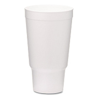 WinCup Foam Drink Cups, 32 oz, White, 400/Carton (221983)