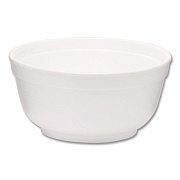 WinCup Foam Bowls, Squat Style, 8 oz, White, 1,000/Carton (221990)