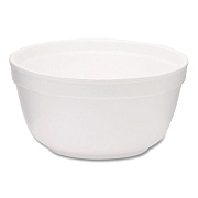WinCup Foam Bowls, Squat Style, 12 oz, White, 1,000/Carton (221992)