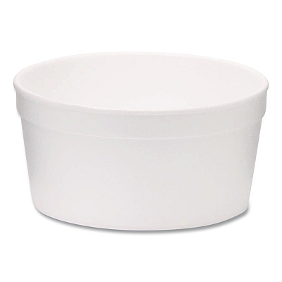 WinCup Foam Containers, Tall Style, 8 oz, White, 1,000/Carton (221996)