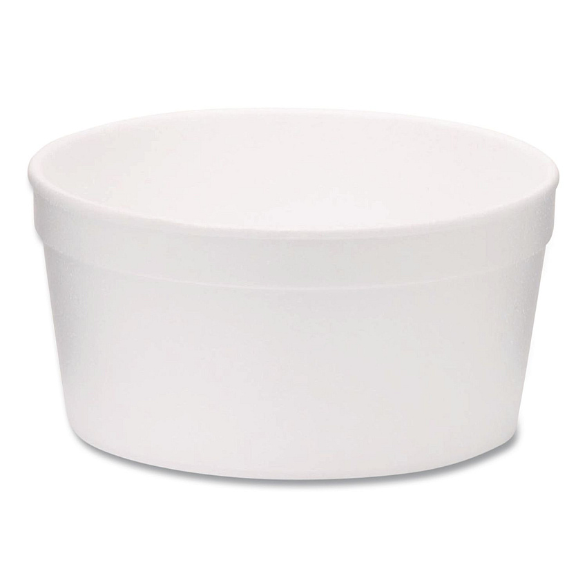 WinCup Foam Containers, Tall Style, 8 oz, White, 1,000/Carton (221996)