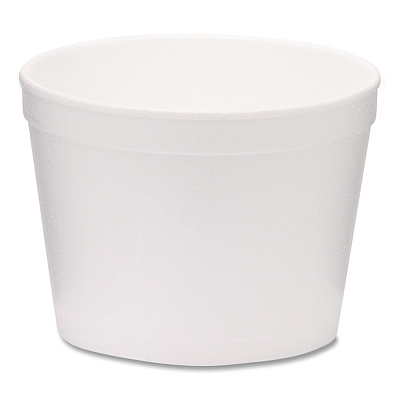 WinCup Foam Containers, Tall Style, 12 oz, White, 500/Carton (221998)