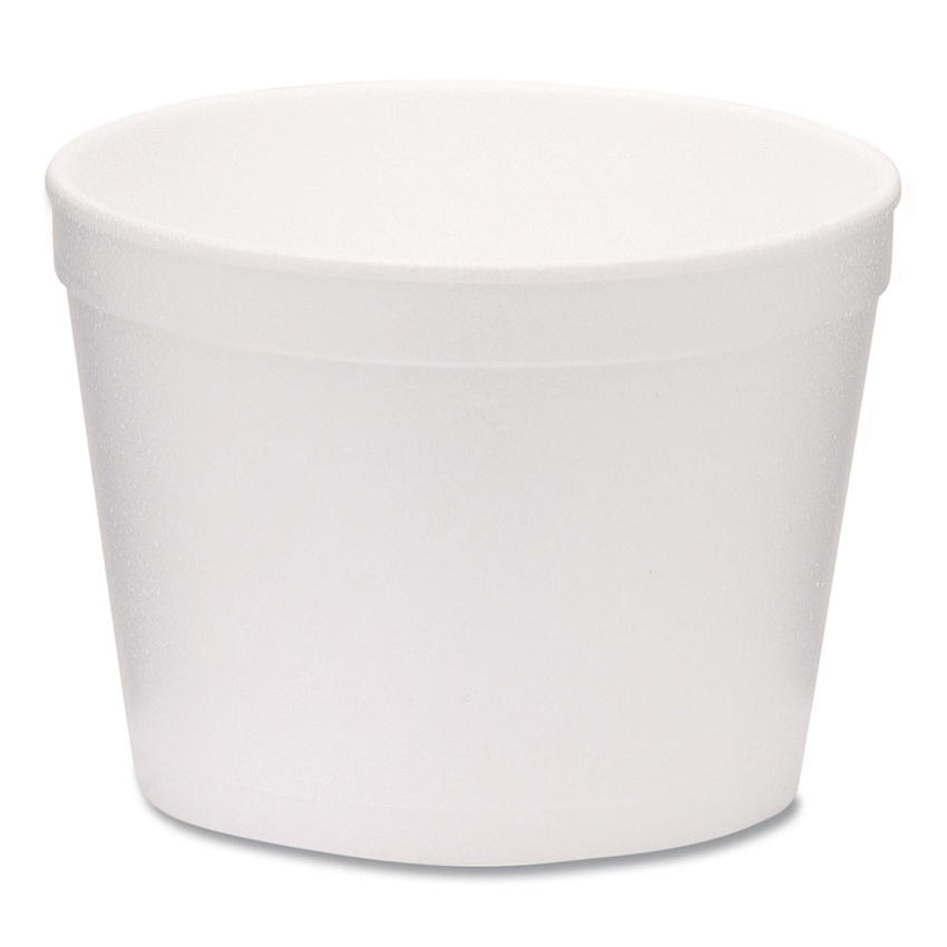 WinCup Foam Containers, Tall Style, 12 oz, White, 500/Carton (221998)