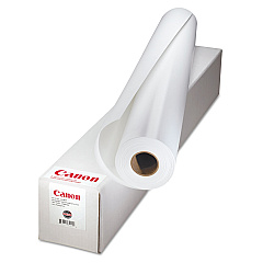 Canon Matte Coated Paper Roll, 2" Core, 5 mil, 24" x 100 ft, Matte White (CNM0849V354)