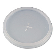 WinCup Plastic Lids for Foam Cups and Bowls, Slotted, Fits 8 oz to 10 oz Hot Cup, Translucent, 1,000/Carton (222077)