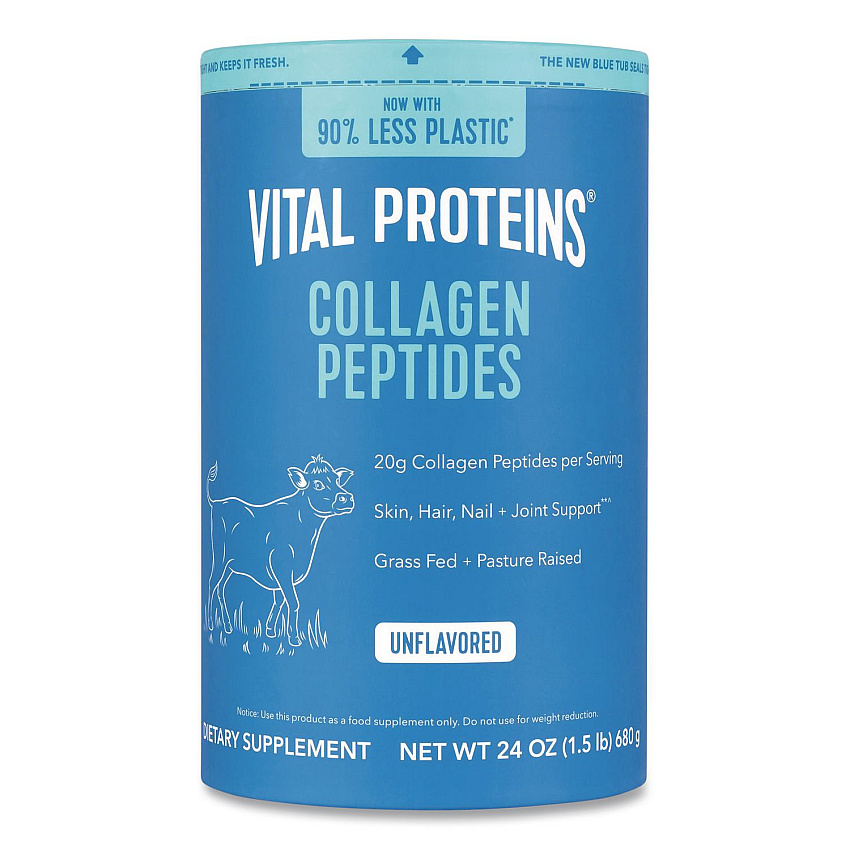 Vital Proteins Collagen Peptides Unflavored Powder, Unflavored, 24 oz Bottle (22002620)