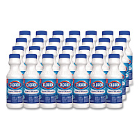 Clorox Concentrated Regular Disinfecting Bleach, 11 oz Bottle, 28/Carton (32436CT)