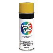 Rust-Oleum Touch'n Tone Spray Paint, Gloss Yellow, 10 oz Aerosol Can, 6/Carton (55272830)