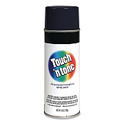 Rust-Oleum Touch'n Tone Spray Paint, Flat Black, 10 oz Aerosol Can, 6/Carton (55275830)