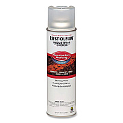 Rust-Oleum Industrial Choice M1400 System Water-Based Construction Marking Paint, Gloss Clear, 17 oz Aerosol Can, 12/Carton (264693)