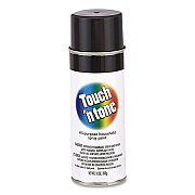 Rust-Oleum Touch'n Tone Spray Paint, Gloss Black, 10 oz Aerosol Can, 6/Carton (55276830)