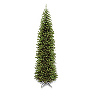 National Tree Company Kingswood Fir Pencil Tree, 35" x 35" x 108", Green Tree, Green Tree Stand (KW750090)