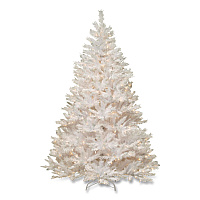 National Tree Company Pre-Lit Winchester Pine Tree, 52" x 52" x 78", White Tree, White Tree Stand (WCHW730065)