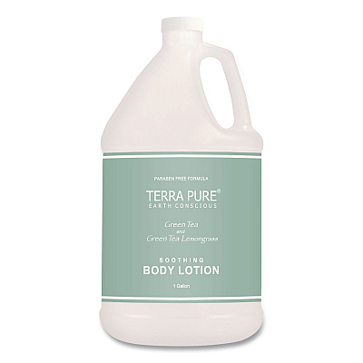 Diversified Hospitality Solutions Terra Pure Lotion Gallon, Green Tea and Lemongrass, 1 gal Bottle (002270EA)