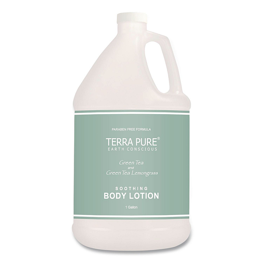 Diversified Hospitality Solutions Terra Pure Lotion Gallon, Green Tea and Lemongrass, 1 gal Bottle (002270EA)