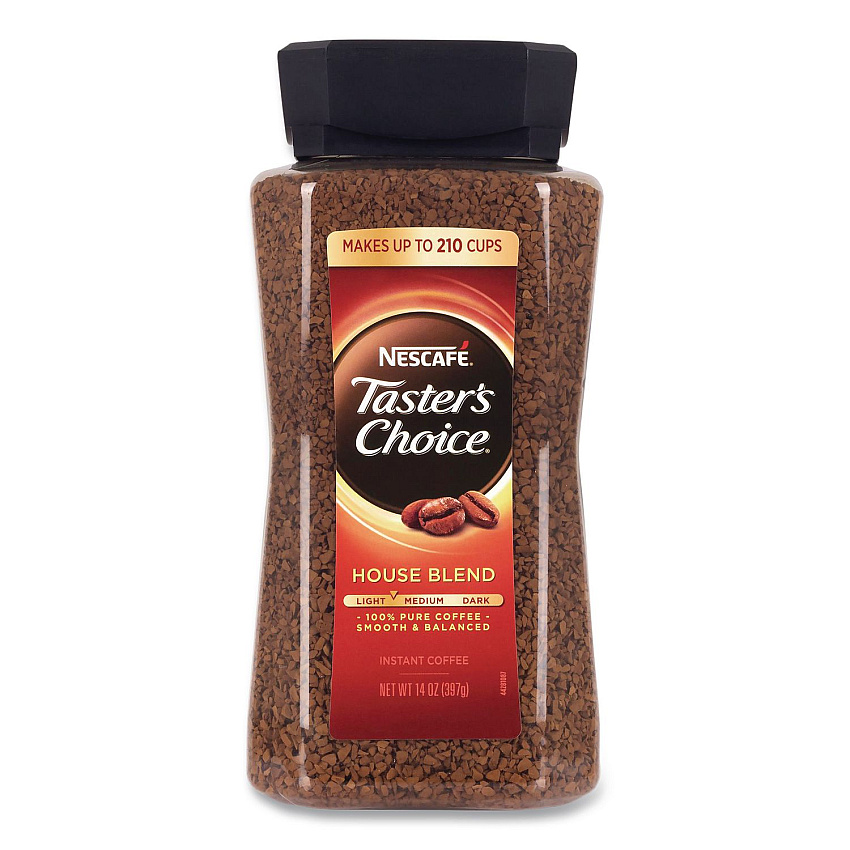 Nescaf Taster's Choice House Blend Instant Coffee, 14 oz Bottle (22002632)