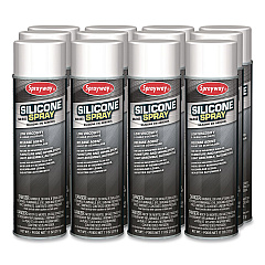 Sprayway Silicone Spray, 20 oz Can, 12/Carton (SW945)