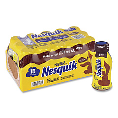 Nestl Nesquik Chocolate Lowfat Milk, 8 oz Bottle,  15/Carton (22002681)