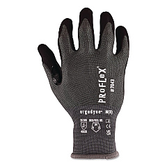 ergodyne ProFlex 7043 ANSI A4 Nitrile Coated CR Gloves, EN388: 4X42D, 10" Long, XX-Small (5), Gray, Pair (10520)
